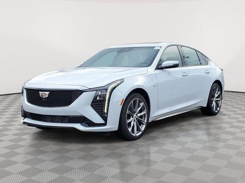 Vibrant White Tricoat 2026 Cadillac CT5 Sport