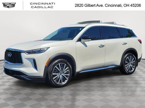 Majestic White 2023 INFINITI QX60 SENSORY