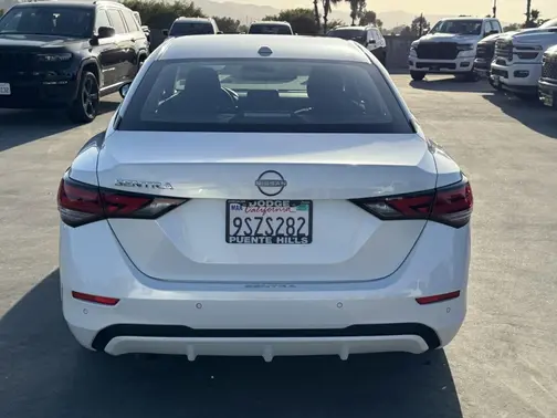 Aspen White Tricoat 2025 Nissan Sentra SV