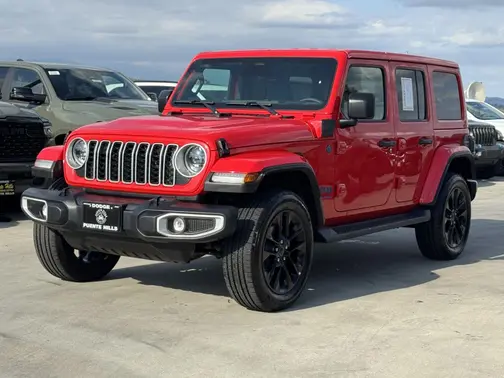 Firecracker Red Clearcoat 2025 Jeep Wrangler 4xe Sahara