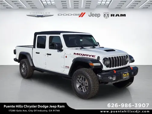 Bright White Clear-Coat Exterior Paint 2026 Jeep Gladiator Mojave