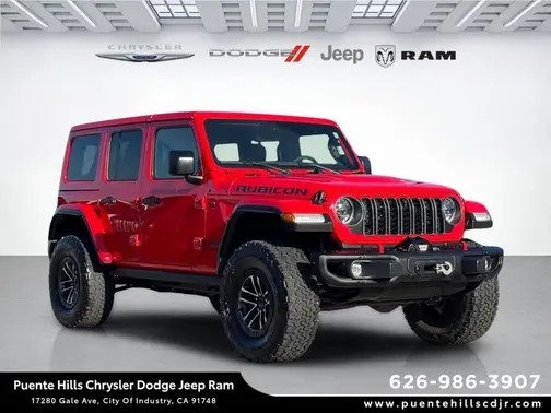 Firecracker Red Clearcoat 2024 Jeep Wrangler Rubicon X