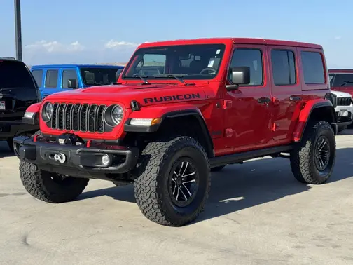 Firecracker Red Clearcoat 2024 Jeep Wrangler Rubicon X