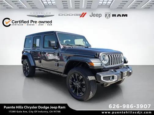 Granite Crystal Metallic Clearcoat 2025 Jeep Wrangler 4xe Sahara