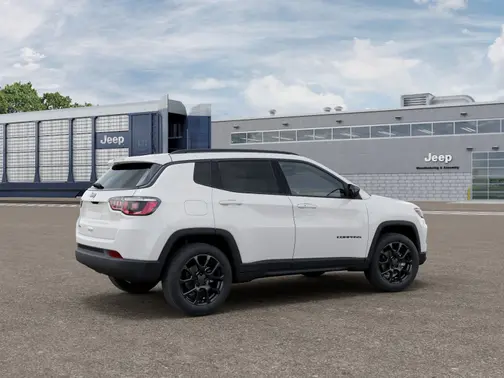 Bright White Clear-Coat Exterior Paint 2026 Jeep Compass Latitude Altitude