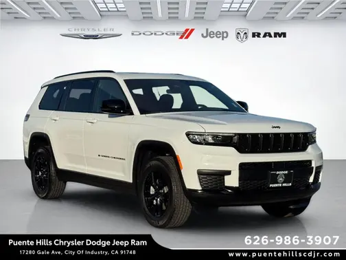 Bright White Clearcoat 2025 Jeep Grand Cherokee L Altitude X