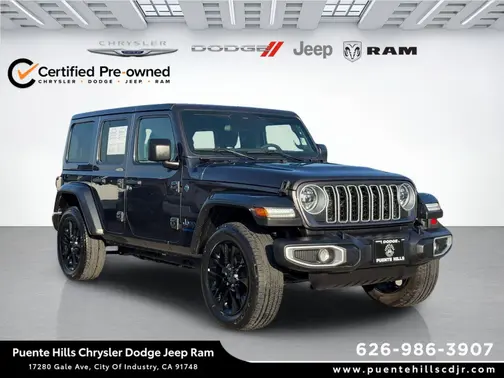 Granite Crystal Metallic Clearcoat 2025 Jeep Wrangler 4xe Sahara