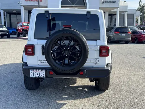 Bright White Clearcoat 2025 Jeep Wrangler 4xe Sahara