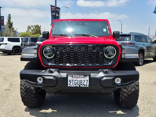 Firecracker Red Clearcoat 2025 Jeep Wrangler 4xe Willys
