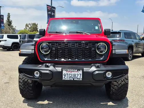 Firecracker Red Clearcoat 2025 Jeep Wrangler 4xe Willys