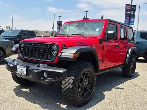 Firecracker Red Clearcoat 2025 Jeep Wrangler 4xe Willys