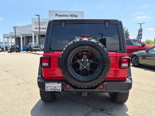 Firecracker Red Clearcoat 2025 Jeep Wrangler 4xe Willys
