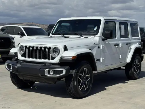 Bright White Clearcoat 2025 Jeep Wrangler Sahara