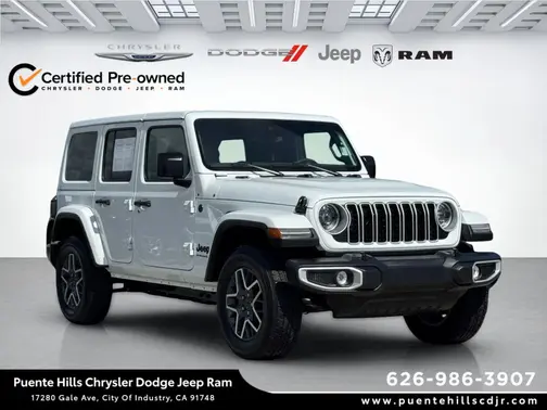 Bright White Clearcoat 2025 Jeep Wrangler Sahara