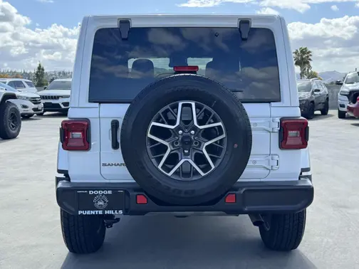 Bright White Clearcoat 2025 Jeep Wrangler Sahara