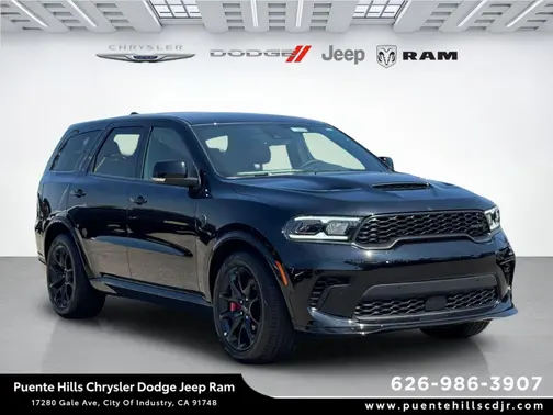 Diamond Black Clear-Coat Exterior Paint 2024 Dodge Durango SRT Hellcat Premium