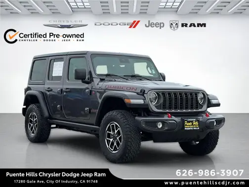 Granite Crystal Metallic Clearcoat 2025 Jeep Wrangler Rubicon