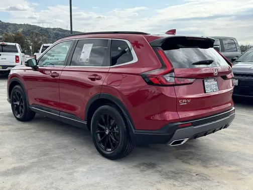Radiant Red Metallic 2025 Honda CR-V Hybrid Sport