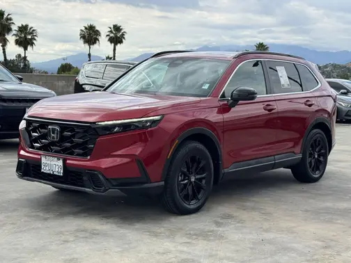 Radiant Red Metallic 2025 Honda CR-V Hybrid Sport