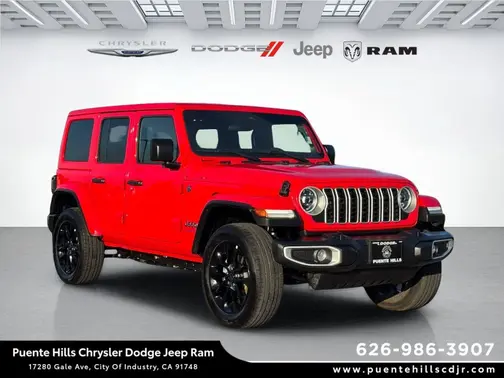 Firecracker Red Clearcoat 2025 Jeep Wrangler 4xe Sahara