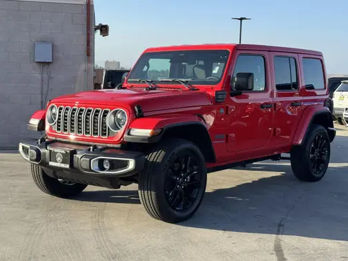 Firecracker Red Clearcoat 2025 Jeep Wrangler 4xe Sahara