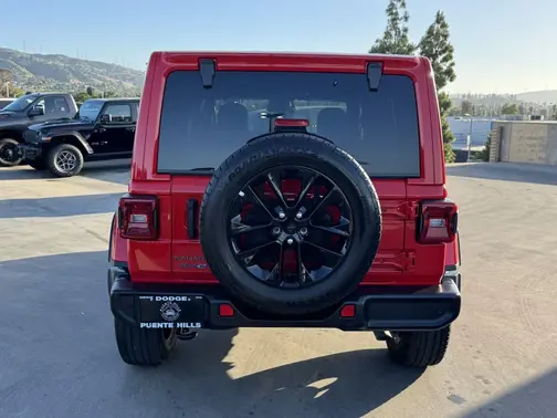 Firecracker Red Clearcoat 2025 Jeep Wrangler 4xe Sahara