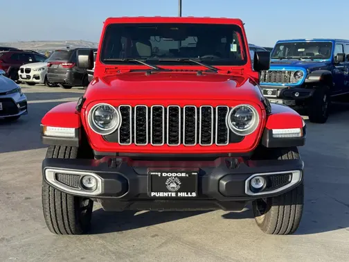 Firecracker Red Clearcoat 2025 Jeep Wrangler 4xe Sahara