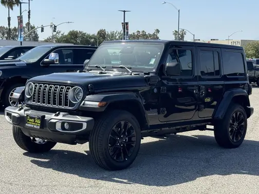 Black Clearcoat 2025 Jeep Wrangler 4xe Sahara
