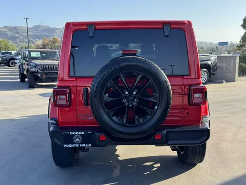 Firecracker Red Clearcoat 2025 Jeep Wrangler 4xe Sahara
