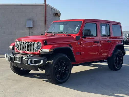 Firecracker Red Clearcoat 2025 Jeep Wrangler 4xe Sahara
