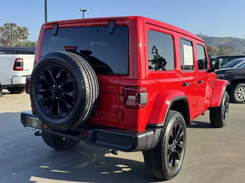 Firecracker Red Clearcoat 2025 Jeep Wrangler 4xe Sahara
