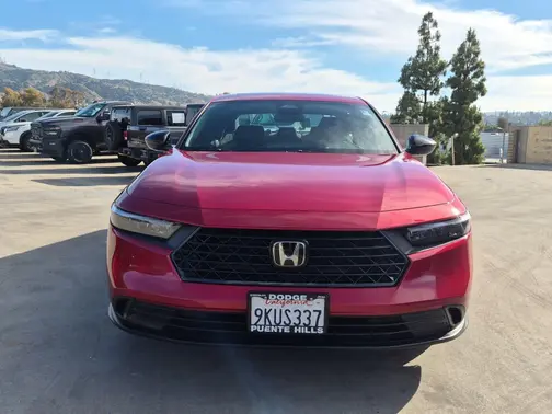 Radiant Red Metallic 2024 Honda Accord Hybrid Sport