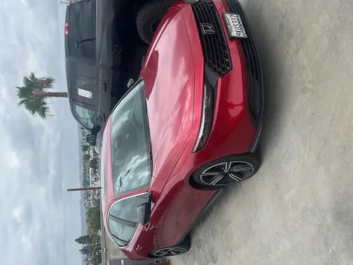 Radiant Red Metallic 2024 Honda Accord Hybrid Sport