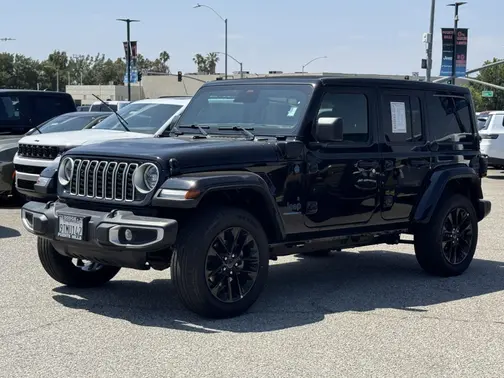 Black Clearcoat 2025 Jeep Wrangler 4xe Sahara