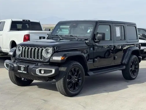 Black Clearcoat 2025 Jeep Wrangler 4xe Sahara