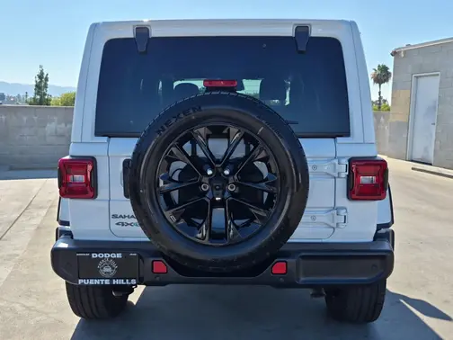 Bright White Clearcoat 2025 Jeep Wrangler 4xe Sahara