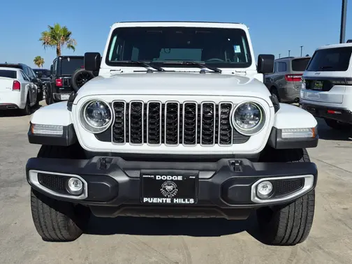 Bright White Clearcoat 2025 Jeep Wrangler 4xe Sahara