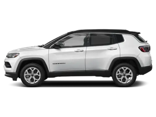 Bright White Clear-Coat Exterior Paint 2026 Jeep Compass Limited Altitude