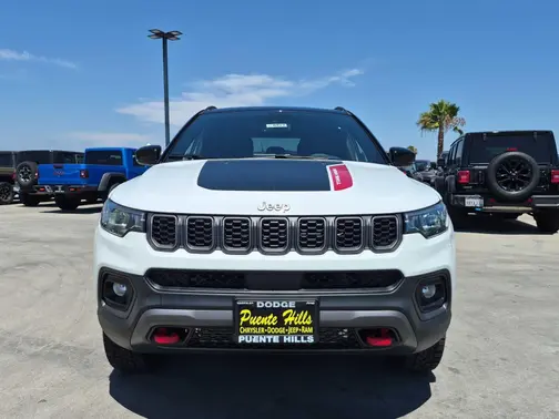 Bright White Clear-Coat Exterior Paint 2026 Jeep Compass Trailhawk