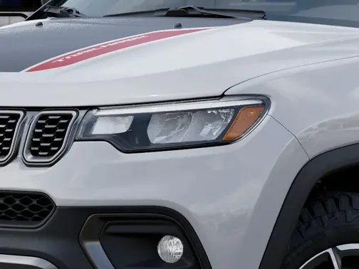 Bright White Clear-Coat Exterior Paint 2026 Jeep Compass Trailhawk