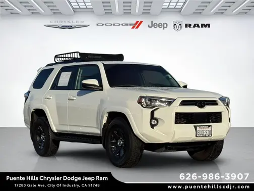 Super White 2021 Toyota 4Runner Trail Edition