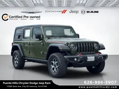 Sarge Green Clearcoat 2023 Jeep Wrangler Rubicon