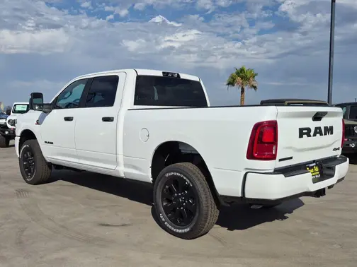 Bright White Clear-Coat Exterior Paint 2026 RAM 3500 Big Horn