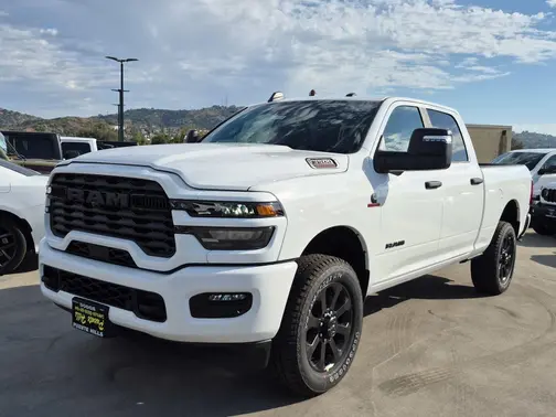 Bright White Clear-Coat Exterior Paint 2026 RAM 3500 Big Horn