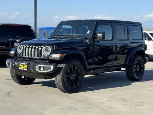 Black Clearcoat 2025 Jeep Wrangler 4xe Sahara