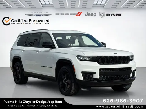 Bright White Clearcoat 2023 Jeep Grand Cherokee L Altitude