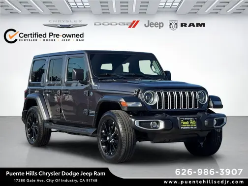 Granite Crystal Metallic Clearcoat 2025 Jeep Wrangler 4xe Sahara