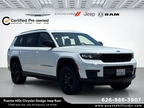 Bright White Clearcoat 2023 Jeep Grand Cherokee L Altitude