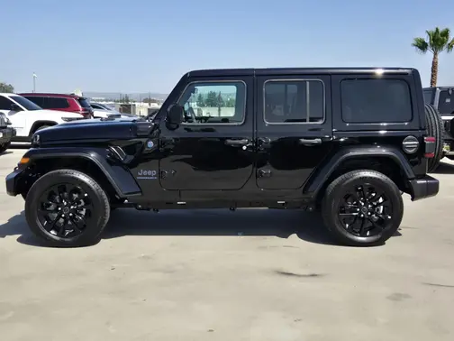 Black Clearcoat 2025 Jeep Wrangler 4xe Sahara