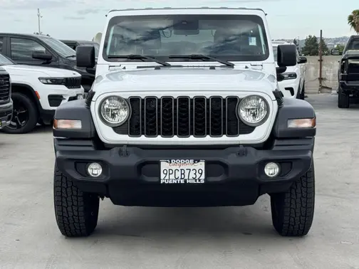 Bright White Clearcoat 2025 Jeep Wrangler Sport S